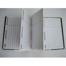 personalized mini magnetic address telephone book with high quality